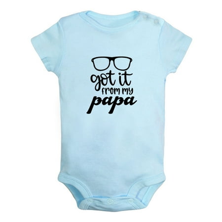 I Got it From My Papa Funny Rompers For Babies Newborn Baby Unisex Bodysuits Infant Jumpsuits Toddler 0-12 Months Kids One-Piece Oufits (Blue 18-24 Months)
I Got it From My Papa Funny Rompers For Babies Newborn Baby Unisex Bodysuits Infant Jumpsuits Toddler 0-12 Months Kids One-Piece Oufits (Blue 18-24 Months)
