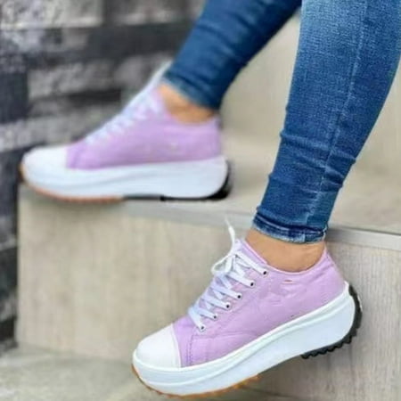Women s Chunky Canvas Shoes Non Slip Lace Up Casual Sneakers Thick Sole Running Sports Shoes-36
Women s Chunky Canvas Shoes Non Slip Lace Up Casual Sneakers Thick Sole Running Sports Shoes-36