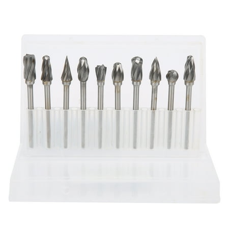 10Pcs Rotary Burr Bits Single Flute Roughing Grind Cutter Tungsten Steel Alloy Carving Tools
10Pcs Rotary Burr Bits Single Flute Roughing Grind Cutter Tungsten Steel Alloy Carving Tools