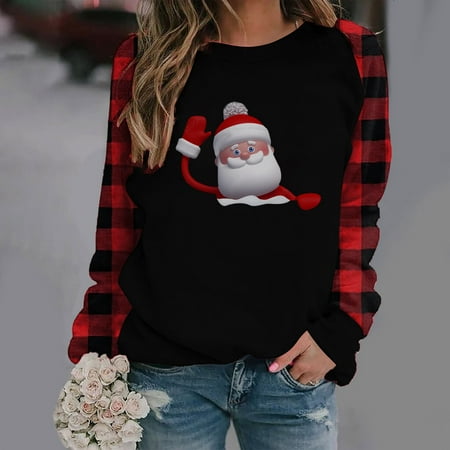 jsaierl Graphic Sweatshirts for Women Cartoon Printed Christmas Sweatshirt Round Neck Long Sleeve Cute Tops for Women Lightweight Pullover for Teen Girls
jsaierl Graphic Sweatshirts for Women Cartoon Printed Christmas Sweatshirt Round Neck Long Sleeve Cute Tops for Women Lightweight Pullover for Teen Girls