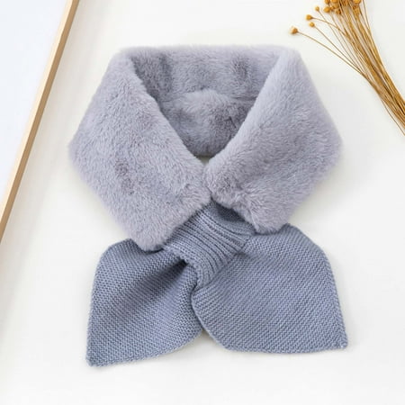 Scarf Clearance All-Match Thick Plush Towel Cute Lady Trendy Winter Plush Scarf Jacket Lady Scarf Warm Bib Gray
Scarf Clearance All-Match Thick Plush Towel Cute Lady Trendy Winter Plush Scarf Jacket Lady Scarf Warm Bib Gray
