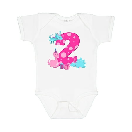 Inktastic Dinosaur Party-Second Birthday Gift Baby Girl Bodysuit 
Inktastic Dinosaur Party-Second Birthday Gift Baby Girl Bodysuit