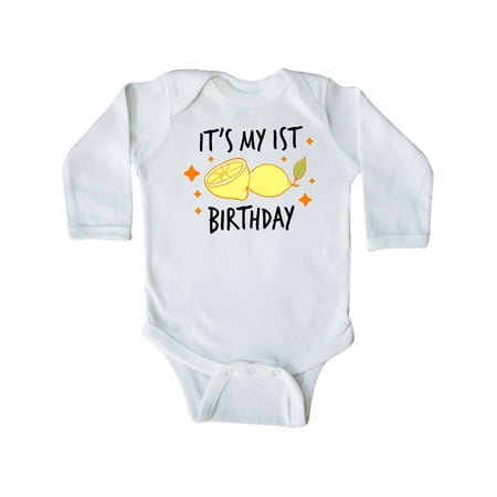 Inktastic Its My 1st Birthday with Lemons Gift Baby Boy or Baby Girl Long Sleeve Bodysuit
Inktastic Its My 1st Birthday with Lemons Gift Baby Boy or Baby Girl Long Sleeve Bodysuit