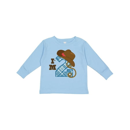 Inktastic 2nd Birthday Cowboy I m 2 Two Year Old Gift Toddler Boy or Toddler Girl Long Sleeve T-Shirt
Inktastic 2nd Birthday Cowboy I m 2 Two Year Old Gift Toddler Boy or Toddler Girl Long Sleeve T-Shirt