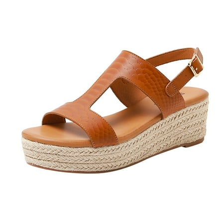 ZMHEGW Women Sandals Fashion Ladies Summer Weave Comfortable Wedge Beach Buckle Strap Open Toe Breathable Sandals Shoes For Womens
ZMHEGW Women Sandals Fashion Ladies Summer Weave Comfortable Wedge Beach Buckle Strap Open Toe Breathable Sandals Shoes For Womens