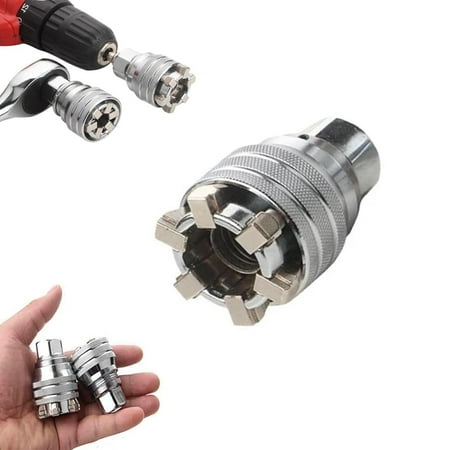 Clearance!Zynic Electric Drill Socket Wrench Adjustable Socket A Multi Function Socket Tool Adjustable Socket Tool for 3/8 Tool Bag
Clearance!Zynic Electric Drill Socket Wrench Adjustable Socket A Multi Function Socket Tool Adjustable Socket Tool for 3/8 Tool Bag