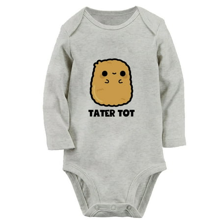 iDzn® Tater Tot Funny Rompers Newborn Baby Unisex Bodysuits Infant Jumpsuits Toddler Kids Long Sleeve Oufits (Gray 6-12 Months)
iDzn® Tater Tot Funny Rompers Newborn Baby Unisex Bodysuits Infant Jumpsuits Toddler Kids Long Sleeve Oufits (Gray 6-12 Months)