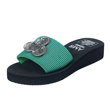 Summer Slippers for Women Wedge Slide Shoes Open Toe Summer Fashion Lightweight Beach Slippers
Summer Slippers for Women Wedge Slide Shoes Open Toe Summer Fashion Lightweight Beach Slippers