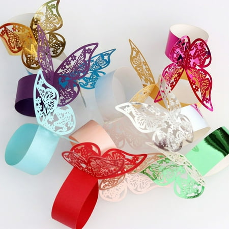 Ludlz 20Pcs Butterfly Napkin Ring Paper Holder Wedding Banquet Dinner Table Decoration
Ludlz 20Pcs Butterfly Napkin Ring Paper Holder Wedding Banquet Dinner Table Decoration