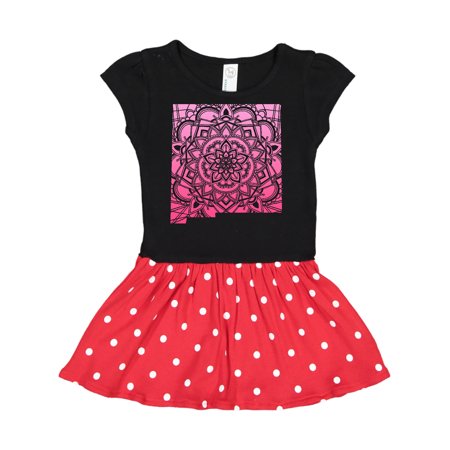 Inktastic New Mexico Silhouette Mandala Gift Toddler Girl Dress 
Inktastic New Mexico Silhouette Mandala Gift Toddler Girl Dress