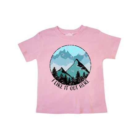 Inktastic I Like it Out Here Mountains in Blue Distressed Gift Toddler Boy or Toddler Girl T-Shirt
Inktastic I Like it Out Here Mountains in Blue Distressed Gift Toddler Boy or Toddler Girl T-Shirt