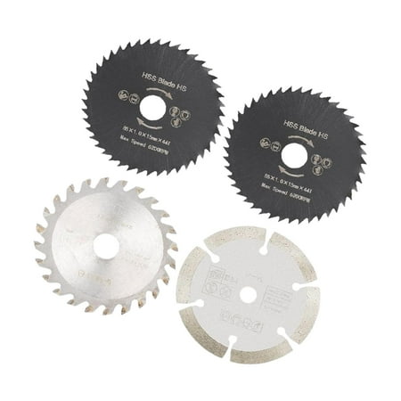 4 Pieces HSS Compact HSS Long Lasting Cutting for Ceramic Cement