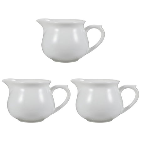 

Creamer Pitcher Pitcher Syrup Cup Mini Coffee Small Cow White Ceramic Cup Handlemeasuring Cooking Pourer Kitchen Pourer