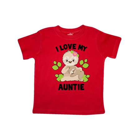 Inktastic Cute Sloth I Love My Auntie with Green Leaves Gift Toddler Boy or Toddler Girl T-Shirt
Inktastic Cute Sloth I Love My Auntie with Green Leaves Gift Toddler Boy or Toddler Girl T-Shirt