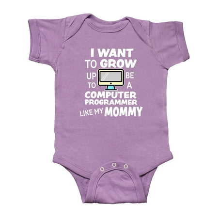 Inktastic I Want To Grow up To Be a Computer Programmer Like My Mommy Gift Baby Boy or Baby Girl Bodysuit
Inktastic I Want To Grow up To Be a Computer Programmer Like My Mommy Gift Baby Boy or Baby Girl Bodysuit