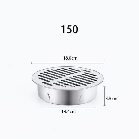 Suyin Stainless Steel Balcony Drainage Roof Round Floor Drain Cover Rain Pipe Cap