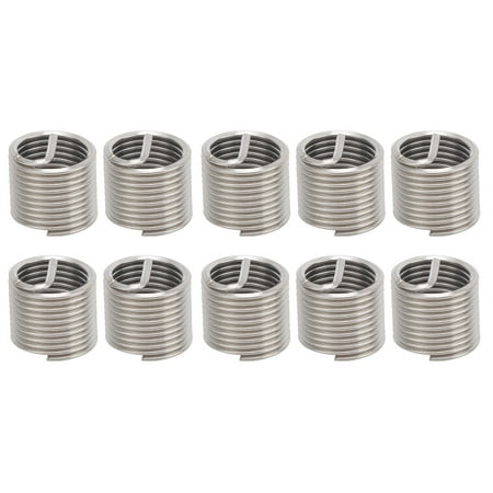 10Pcs Thread Repair Inserts Steel Wire Protection Sleeve Hardware Accessories M18 x 21.5D
10Pcs Thread Repair Inserts Steel Wire Protection Sleeve Hardware Accessories M18 x 21.5D