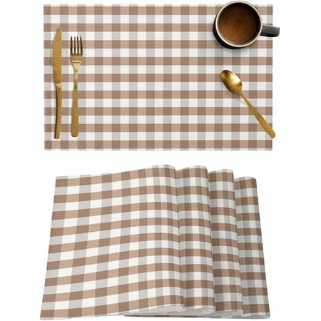 RooRuns Christmas Tree Farmhouse Placemats Set of 4 Red Buffalo Plaid Truck Cotton Line Stain Resistant Table Mats Washable Holidays Merry Xmas Placemat Decoration For Kitchen Dining Table Merry Xmas
RooRuns Christmas Tree Farmhouse Placemats Set of 4 Red Buffalo Plaid Truck Cotton Line Stain Resistant Table Mats Washable Holidays Merry Xmas Placemat Decoration For Kitchen Dining Table Merry Xmas