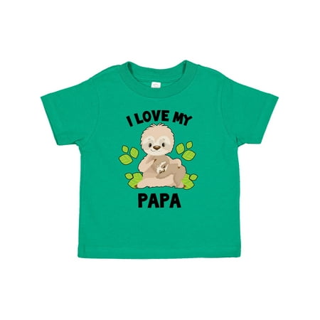 Inktastic Cute Sloth I Love My Papa with Green Leaves Gift Toddler Boy or Toddler Girl T-Shirt
Inktastic Cute Sloth I Love My Papa with Green Leaves Gift Toddler Boy or Toddler Girl T-Shirt