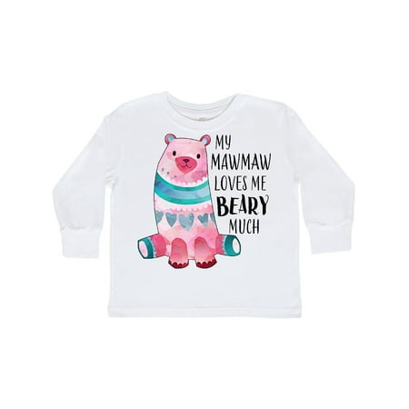 Inktastic My Mawmaw Loves Me Beary Much with Cute Bear Gift Toddler Boy or Toddler Girl Long Sleeve T-Shirt
Inktastic My Mawmaw Loves Me Beary Much with Cute Bear Gift Toddler Boy or Toddler Girl Long Sleeve T-Shirt