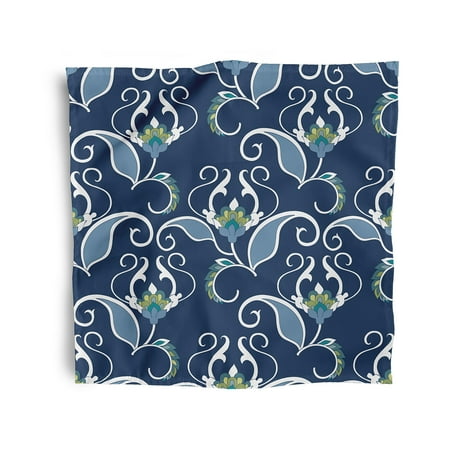 Simply Daisy 18 x 18 Navy West Indies Napkins Set of 4