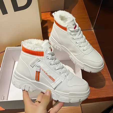 Women‘s Platform High Top Snow Shoes Winter Warm Plush Lined Lace Up Sneakers Women‘s Footwear
Women‘s Platform High Top Snow Shoes Winter Warm Plush Lined Lace Up Sneakers Women‘s Footwear