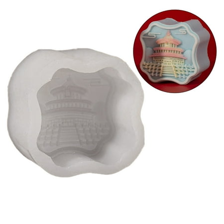 Chinese Buildings Shaped Mooncake Moulds Pudding Molds Baking Gadgets Mooncake Stamps Silicone Material for DIY Baking
Chinese Buildings Shaped Mooncake Moulds Pudding Molds Baking Gadgets Mooncake Stamps Silicone Material for DIY Baking