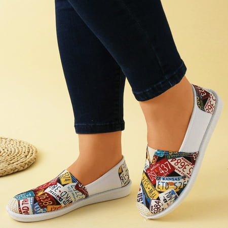 XIAQUJ Women Slip on Shallow Mouth Simple Single Shoes Casual Shoes Work Shoes Canvas Cartoon Print Slip on Shoes Sandals for Women Yellow 6.5(38)
XIAQUJ Women Slip on Shallow Mouth Simple Single Shoes Casual Shoes Work Shoes Canvas Cartoon Print Slip on Shoes Sandals for Women Yellow 6.5(38)