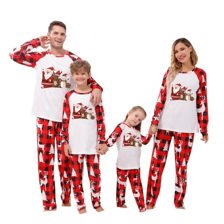 Dadaria Family Christmas Pajamas Christmas Man Daddy Plaid Print Blouse Tops+Pants Family Clothes Pajamas Red Men M
Dadaria Family Christmas Pajamas Christmas Man Daddy Plaid Print Blouse Tops+Pants Family Clothes Pajamas Red Men M