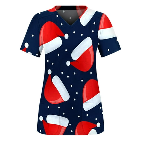 Women Scrub_Top Working Uniform Blouse Short Sleeve V-Neck Workwear T-Shirt with Pocket Comfy Tops M
Women Scrub_Top Working Uniform Blouse Short Sleeve V-Neck Workwear T-Shirt with Pocket Comfy Tops M