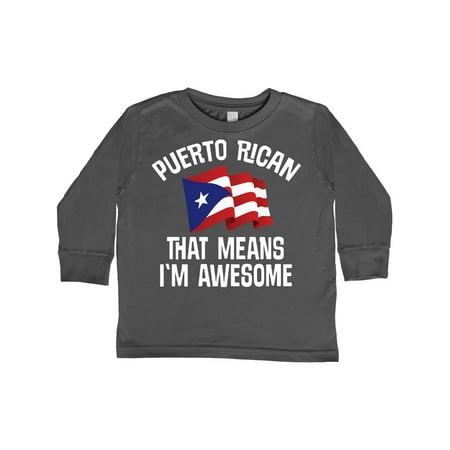 Inktastic Puerto Rican Awesome Gift Toddler Boy or Toddler Girl Long Sleeve T-Shirt
Inktastic Puerto Rican Awesome Gift Toddler Boy or Toddler Girl Long Sleeve T-Shirt