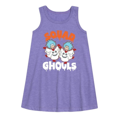 Dr. Seuss - Squad Ghouls - Toddler and Youth Girls A-line Dress