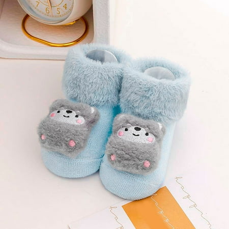 CAICJ98 Boys Fashion Baby Winter Shoes Floor Thickened In Autumn and Winter Children Cartoon Dispensing Baby Socks Shoes Blue
CAICJ98 Boys Fashion Baby Winter Shoes Floor Thickened In Autumn and Winter Children Cartoon Dispensing Baby Socks Shoes Blue
