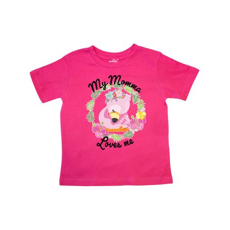Inktastic Baby Flamingo My Momma Loves Me with Flower Wreath Gift Toddler Boy or Toddler Girl T-Shirt
Inktastic Baby Flamingo My Momma Loves Me with Flower Wreath Gift Toddler Boy or Toddler Girl T-Shirt