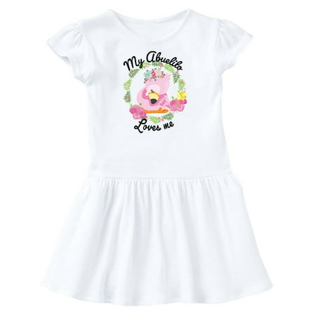 Inktastic Baby Flamingo My Abuelito Loves Me with Flower Wreath Gift Toddler Girl Dress
Inktastic Baby Flamingo My Abuelito Loves Me with Flower Wreath Gift Toddler Girl Dress