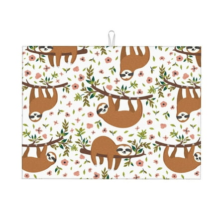 Kitchen Drying Mat Cute Sloths Animal (29) Dish Drying Pad For Kitchen Countertop (18 X24 )
Kitchen Drying Mat Cute Sloths Animal (29) Dish Drying Pad For Kitchen Countertop (18 X24 )