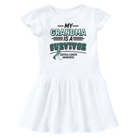 Inktastic My Grandma is a Survivor Cervical Cancer Awareness Gift Baby Girl Dress
Inktastic My Grandma is a Survivor Cervical Cancer Awareness Gift Baby Girl Dress