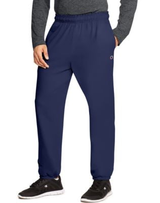 men's closed bottom jersey pants