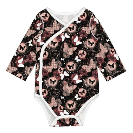 Disketp Butterfly Baby Onesies Unisex-Baby Baby Long Sleeve Bodysuit Bodysuits Boys & Girls-12 Months
Disketp Butterfly Baby Onesies Unisex-Baby Baby Long Sleeve Bodysuit Bodysuits Boys & Girls-12 Months