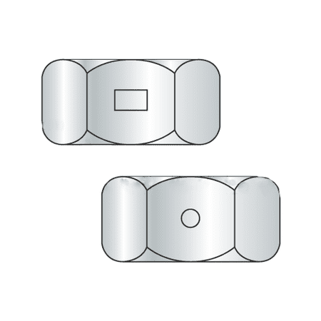 7/16-20 Two Way Reversible Hex Locknuts / Steel / Zinc (Quantity: 500 pcs)