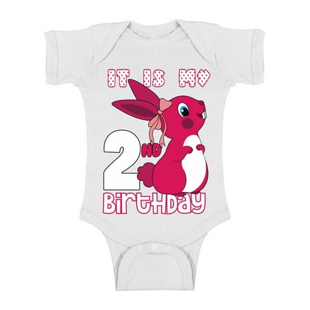 Awkward Styles It is My 2nd Birthday Baby Bodysuit Pink Bunny Romper Birthday Girl Top
Awkward Styles It is My 2nd Birthday Baby Bodysuit Pink Bunny Romper Birthday Girl Top