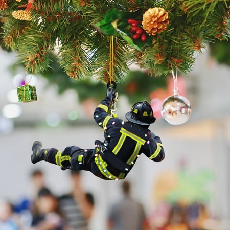 Christmas Decorations Clearance! American Christmas Decorations With Double-sided Acrylic Pendant For Christmas Firefighters
Christmas Decorations Clearance! American Christmas Decorations With Double-sided Acrylic Pendant For Christmas Firefighters
