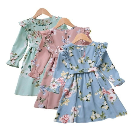 Godderr Toddler Baby Girl Long Sleeve Dress Kids Crew Neck Pullover Dresses Casual Fall Printed Dress
Godderr Toddler Baby Girl Long Sleeve Dress Kids Crew Neck Pullover Dresses Casual Fall Printed Dress