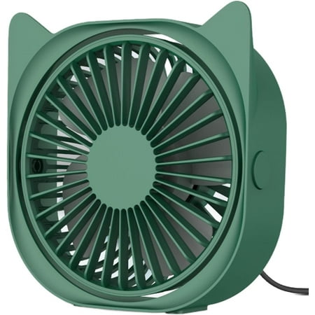 3 Speeds Adjustable Cute Cat Design Mini USB Table Fan for Home Sleeping Bedroom Office Dorm Travel-Green
3 Speeds Adjustable Cute Cat Design Mini USB Table Fan for Home Sleeping Bedroom Office Dorm Travel-Green