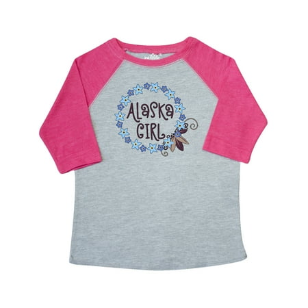 Inktastic Alaska Girl Forget-Me-Not Flower Gift Toddler Toddler Girl T-Shirt