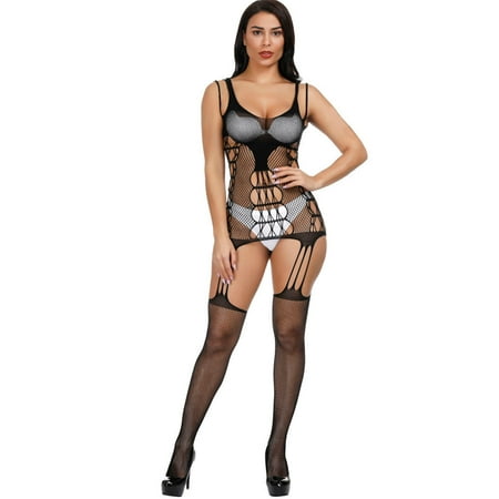 Lingerie for Women Lingerie Fishnet Bodystocking Underwear Nightwear Chemises Bodysuits
Lingerie for Women Lingerie Fishnet Bodystocking Underwear Nightwear Chemises Bodysuits