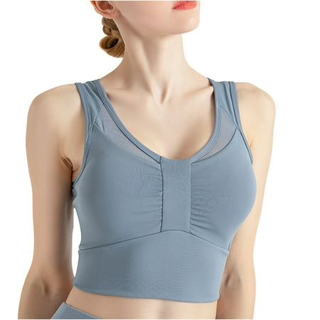 IROINNID On Sale Sports Bras for Women Seamless Bra Sports Bra Fall/Winter New Shock-proof Gathering Running Mesh Breathable Yoga Fitness Sports Underwear Blue
IROINNID On Sale Sports Bras for Women Seamless Bra Sports Bra Fall/Winter New Shock-proof Gathering Running Mesh Breathable Yoga Fitness Sports Underwear Blue