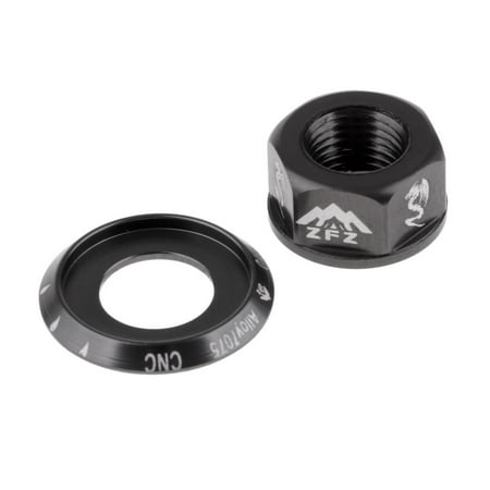 M10 Aluminum Alloy Track Wheel Nuts Hex Nut Axle Screw diy Black