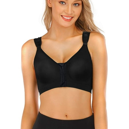 Nebility Women Post-Surgical Sports Support Bra Front Closure with Adjustable Straps Wirefree Racerback(Black 3X-Large)
Nebility Women Post-Surgical Sports Support Bra Front Closure with Adjustable Straps Wirefree Racerback(Black 3X-Large)