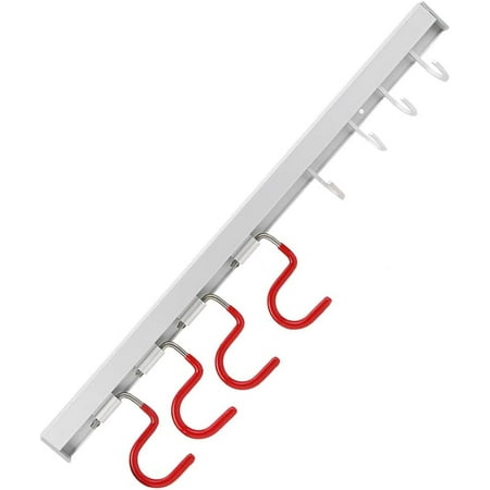 Casewin Broom and Mop Holder Wall Mounted Garden Tool Rack Garage Storage Organizer Rack 4 Position with 4 Hooks
Casewin Broom and Mop Holder Wall Mounted Garden Tool Rack Garage Storage Organizer Rack 4 Position with 4 Hooks